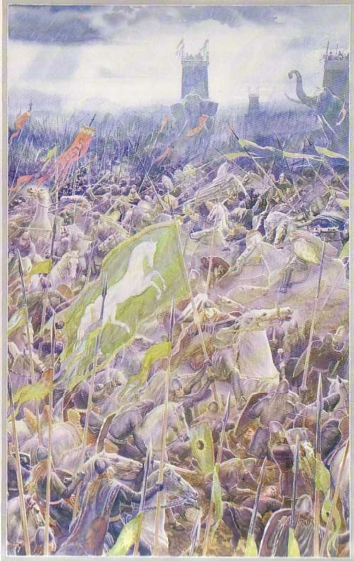 Battle of the Pelennor Fields by Alan Lee